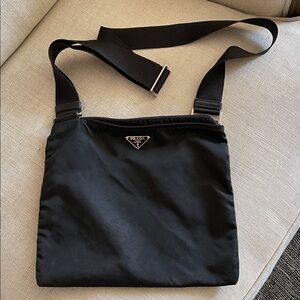 Prada Vela nylon crossbody messanger bag vintage
